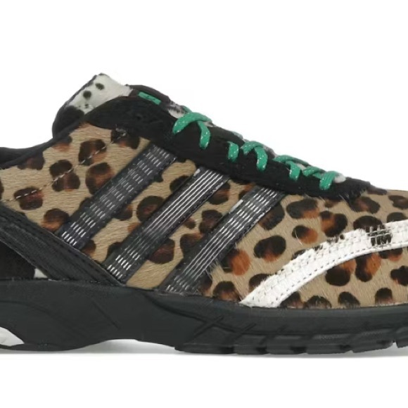 NWT Adidas ADIZERO ADIOS OG in Leopard and Cow, SIZE 10 - Picture 3 of 13